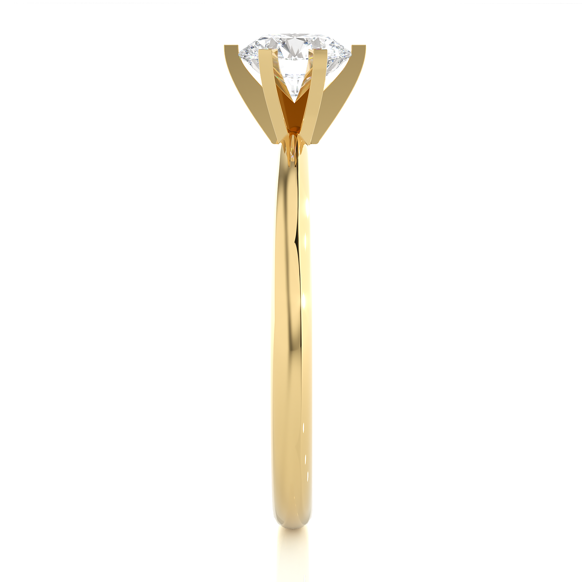 1.18 Carat I Color VS1 Clarity Diamond Studded Natural Diamond Ring.